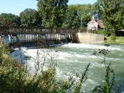 Northmoor Weir, Oxfordshire, England.