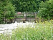Sutton Weirs over The River Thames, England.