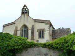 Inglesham's Old Church of St John the Baptist - England.