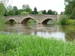 Sutton Bridge near to Culham Cut in Oxfordshire, England.
